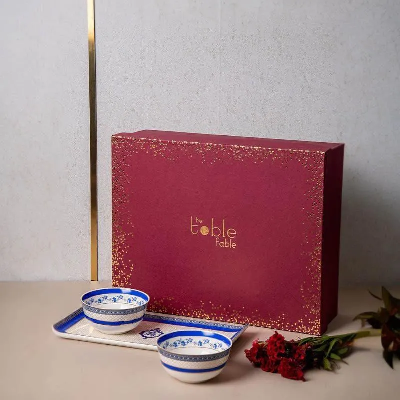 Hafsa Bowl & Tray Gift Box - Set Of Three media 3