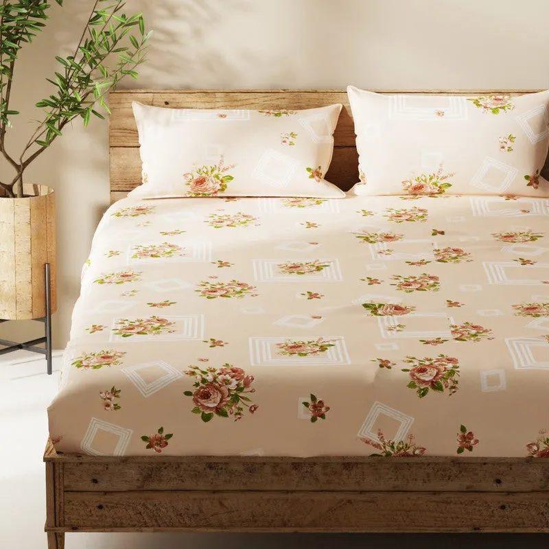 Ceynor Bedsheet (Peach) - 115 GSM media 4