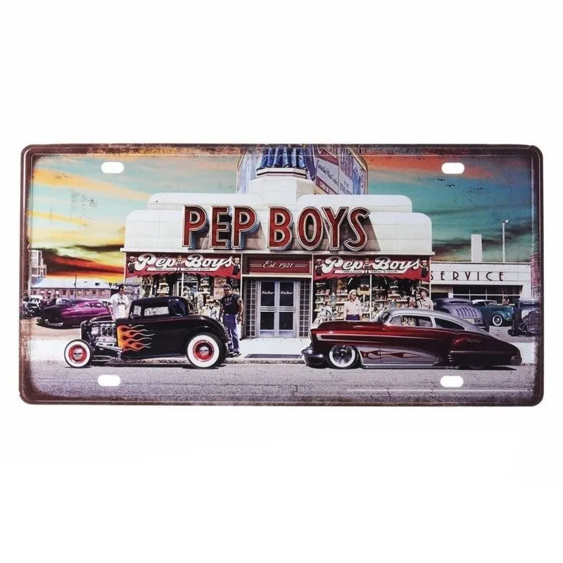 Pep Boys Metal Wall Accent media 3