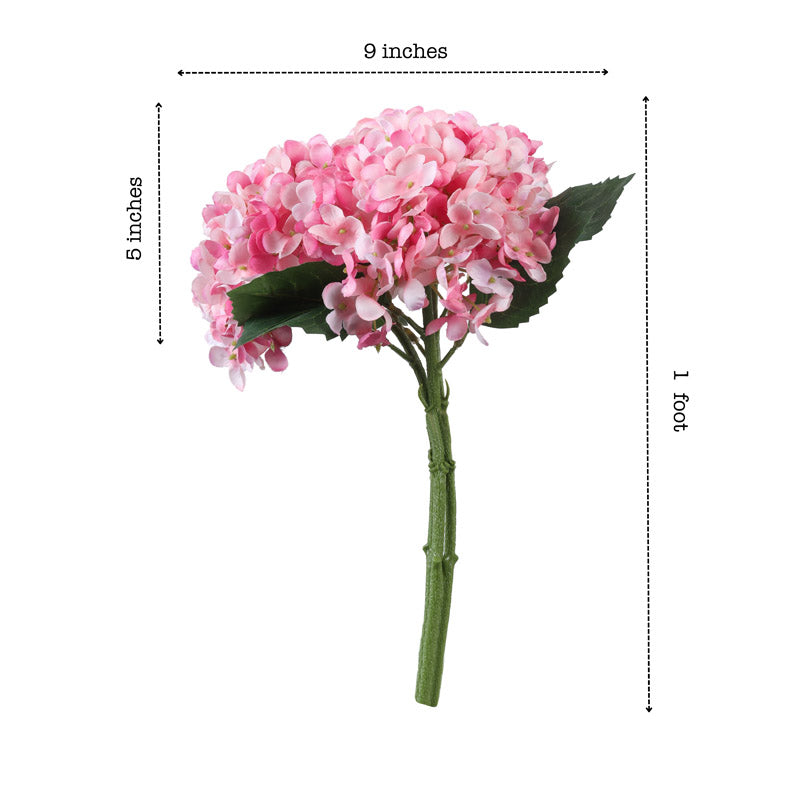 Artificial Realistic Hydrangea Bouquet - Pink media 7