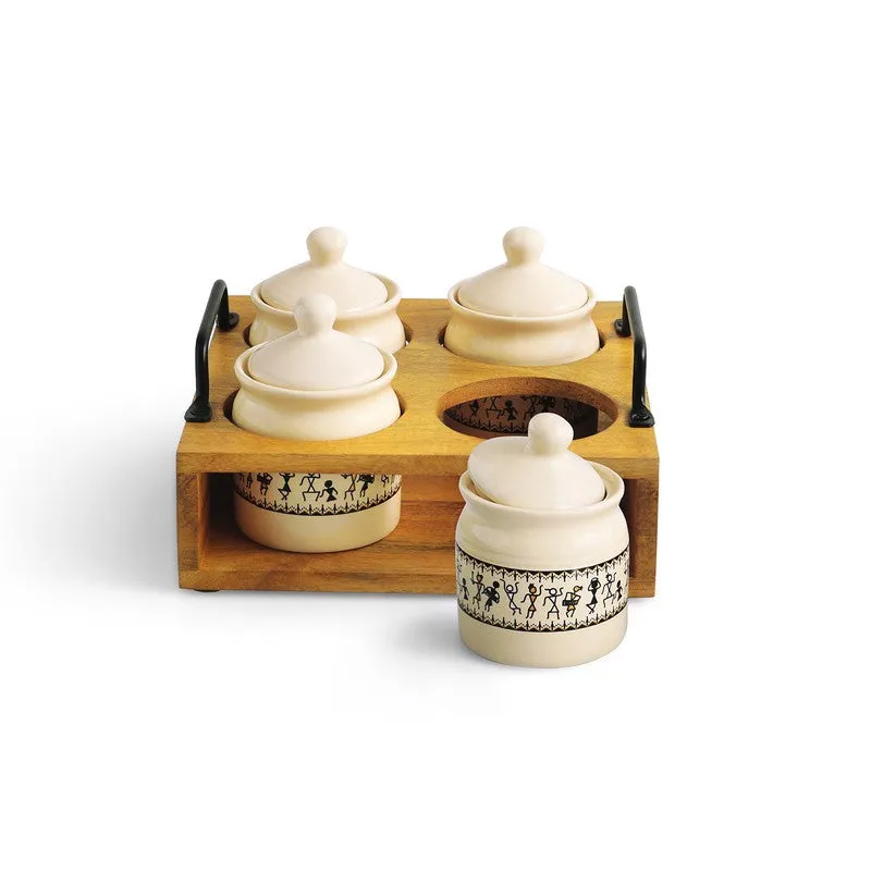 Creamora Ceramic Jar Set - Five Piece Set media 3