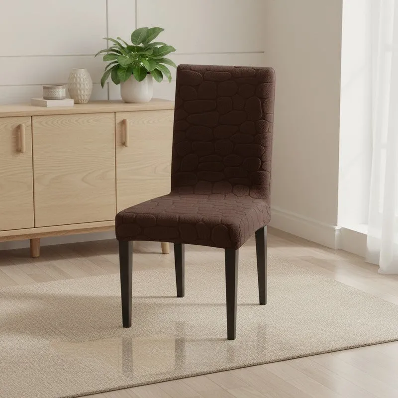 Elvra Classic Chair Cover-Brown media 1