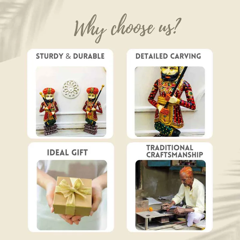 Darbaan Soldier Showpiece - Set Of Two media 6