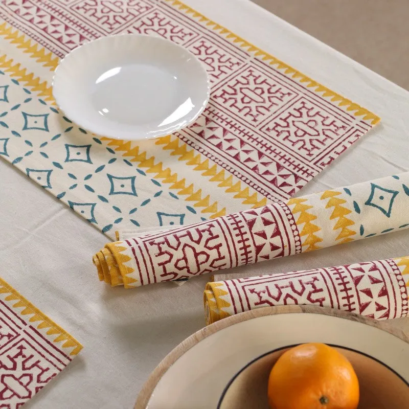 Urban Geometry Canvas Table Mats - Set Of Six media 8