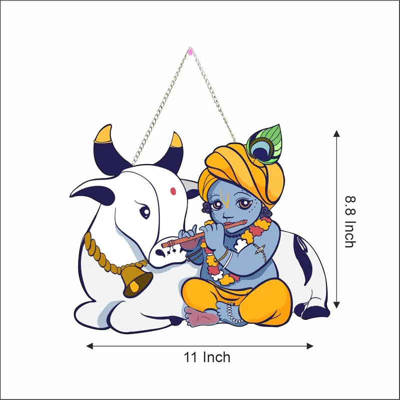 Balagopala II Polyester & MDF Wall Hanging media 5
