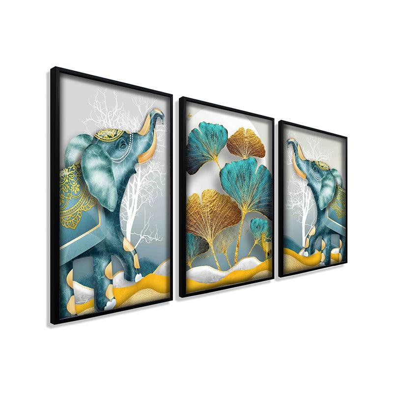 Rhosyn Wall Art With Frame - Set Of Three media 5