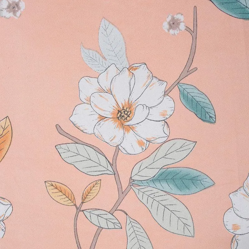 Peach Chanterelle Bedsheet - 150 GSM media 5