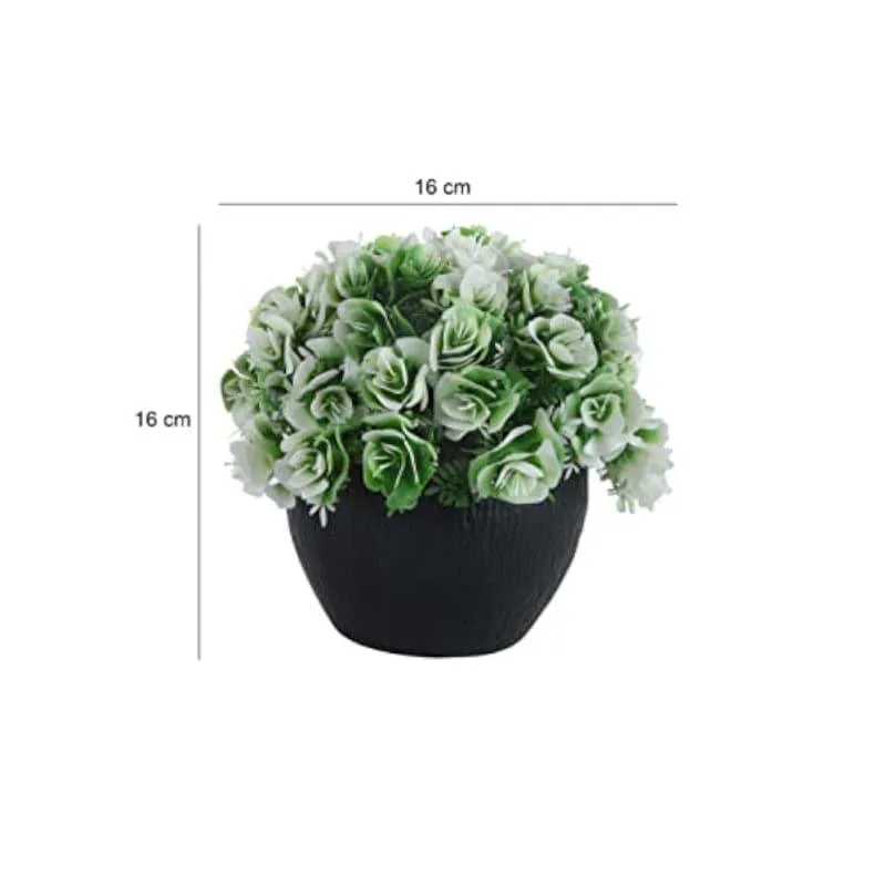 Roseo Faux Plant In Marga Pot media 4