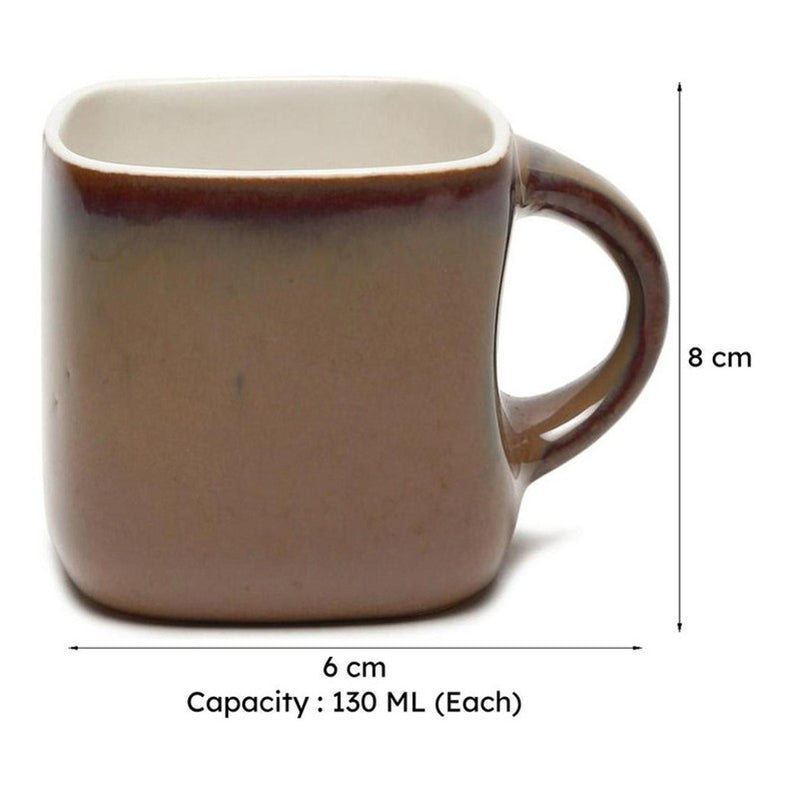 Gleam Ceramic Tea Cup (130 mL Each) - Set Of Six media 7