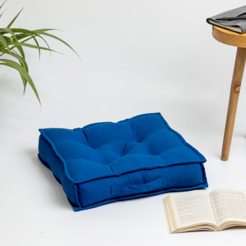 Floor Cushion - Classic Blue