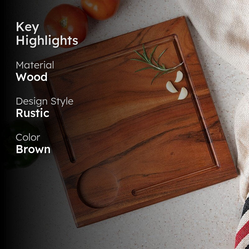 Vita Wooden Platter media 2