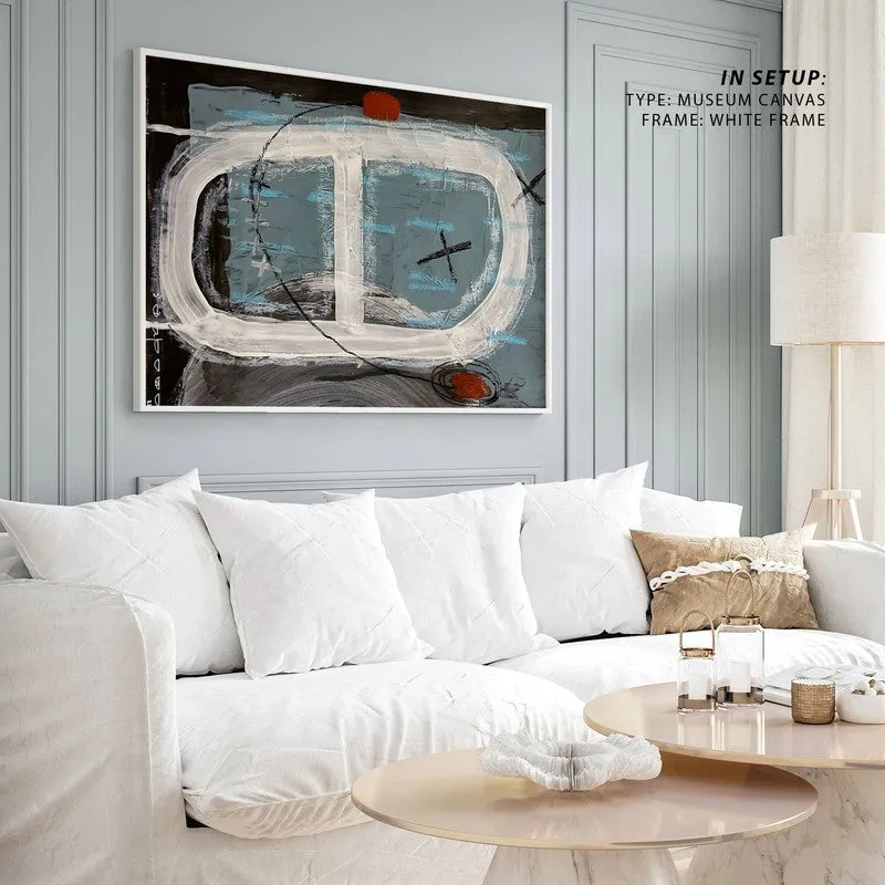 The Kiss Canvas Wall Painting - Black Frame media 3