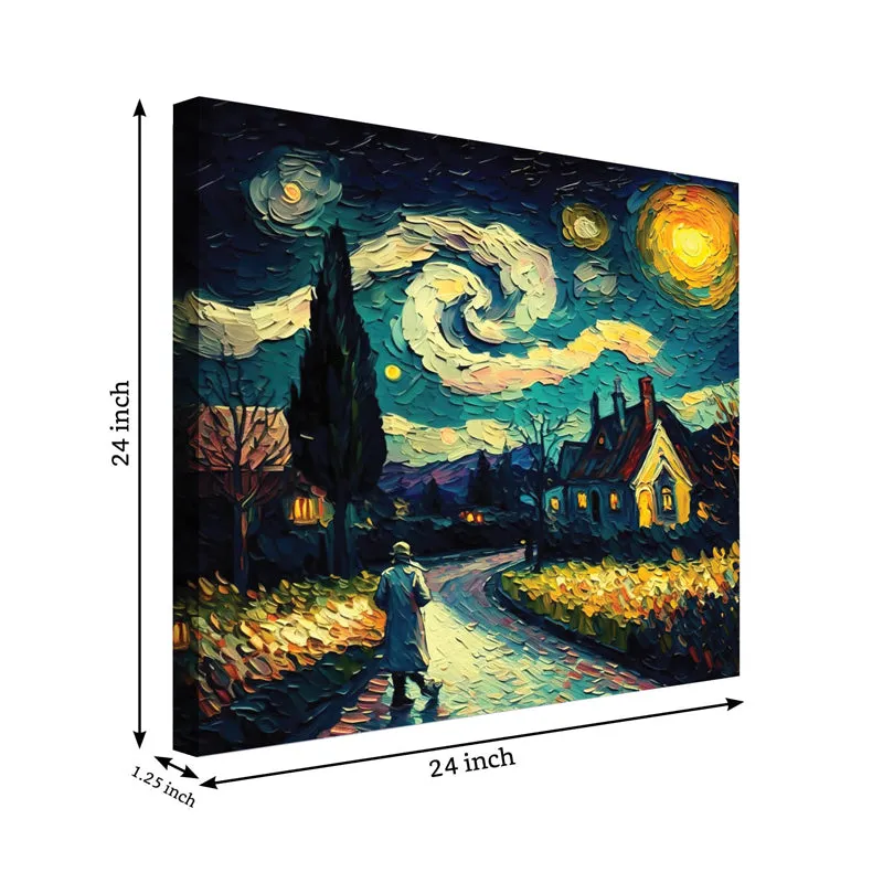Starry Night Dream Canvas Wall Painting media 6