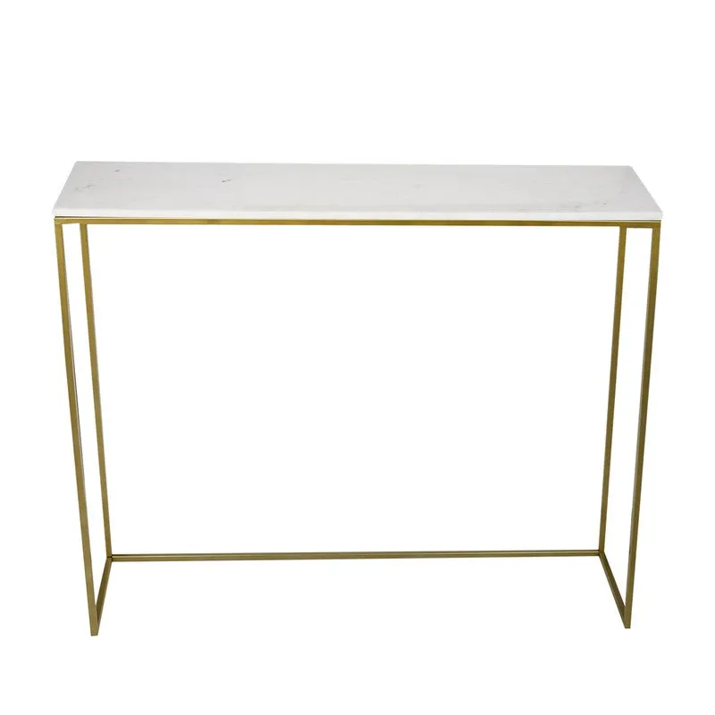 Elevate Metal & Marble Side Table (White) - Set Of Two media 7