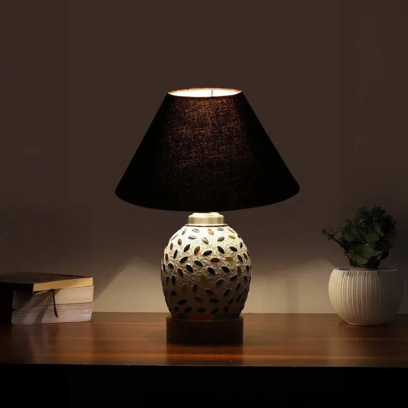 Loomira Wooden Table Lamp - Multicolor media 1