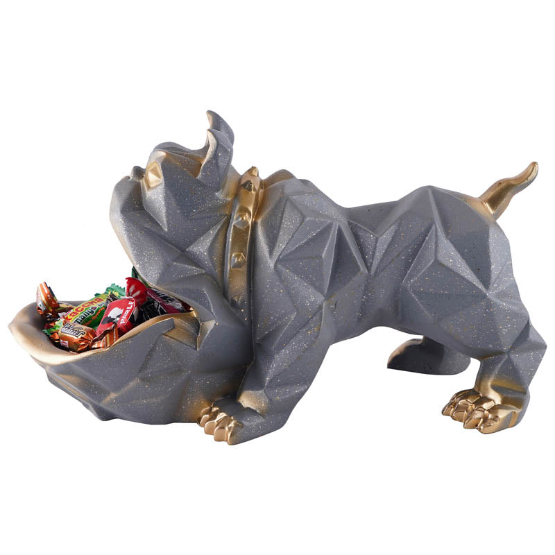 Mr Barkley Painted Polyresin Showpiece - Grey media 4