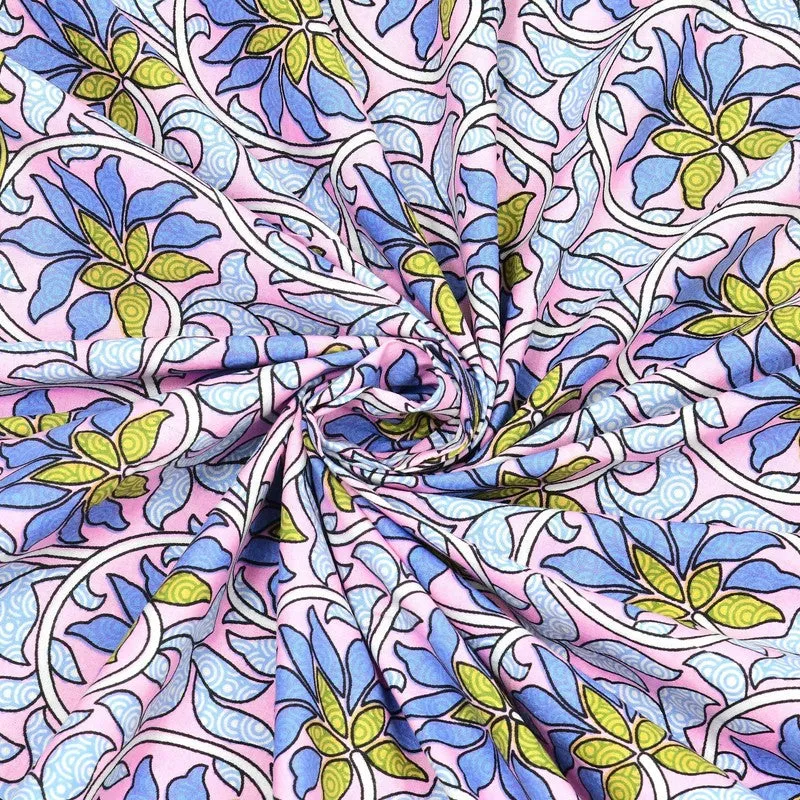 Rangva Cotton Bedsheet (Purple,White) - 240 TC media 5