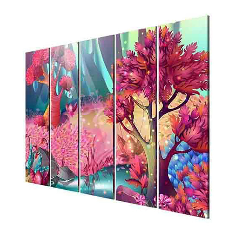 Fairyland Canvas Wall Art - Five Piece Set media 5
