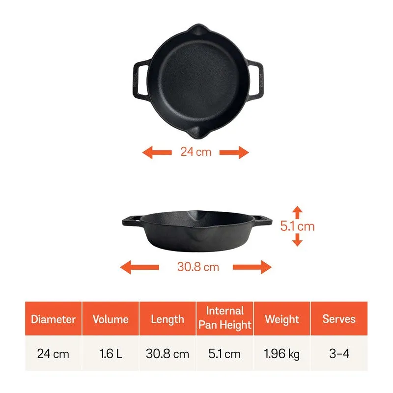 Meyer Cast Iron Frying Pan - 1600 mL/10.6 Inch media 9