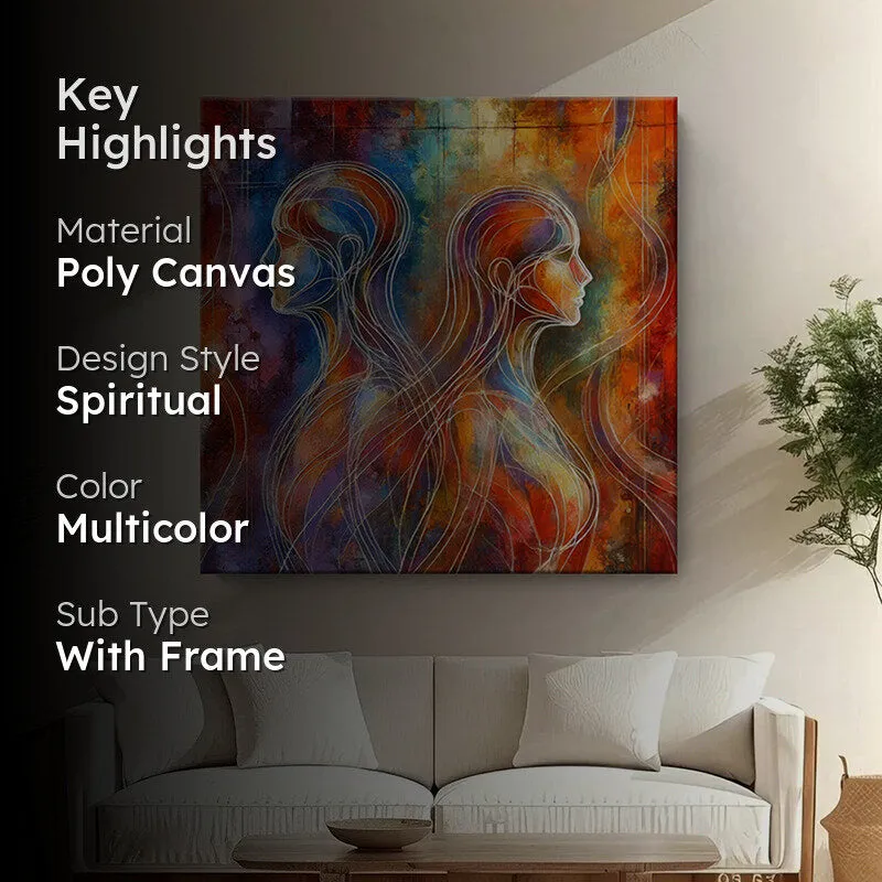 Twiny Women Wall Painting media 2