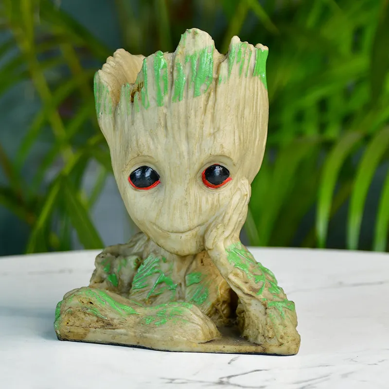 Groot In Thought Resin Showpiece - 6