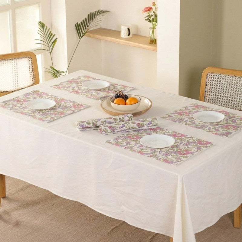 Botanical Bliss Canvas Table Mats - Set Of Six