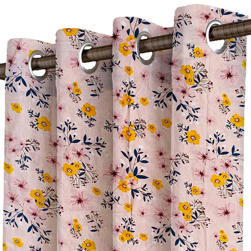 Blooming Charm Room Darkening Curtain - Set Of Three media 3