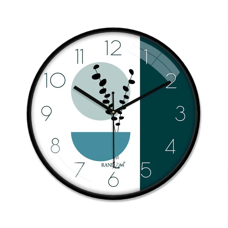 Moment Value Round Analog Wall Clock - Teal media 3