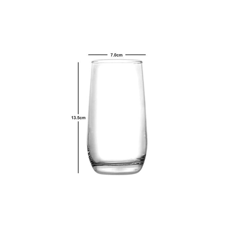 Jean Glass Tumbler (360 ML) - Set Of Six media 5