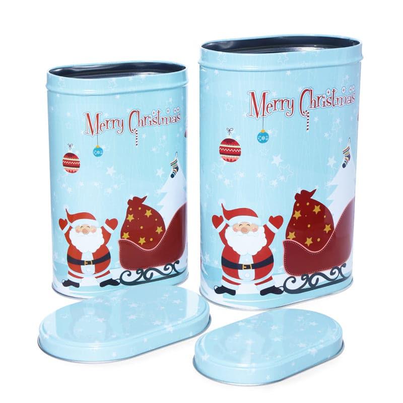 Winter Sleigh Storage Container (500 mL/750 mL) - Set Of Two media 4
