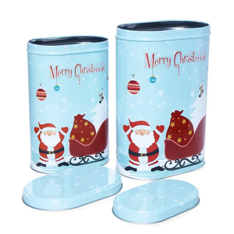 Winter Sleigh Storage Container (500 mL/750 mL) - Set Of Two media 4