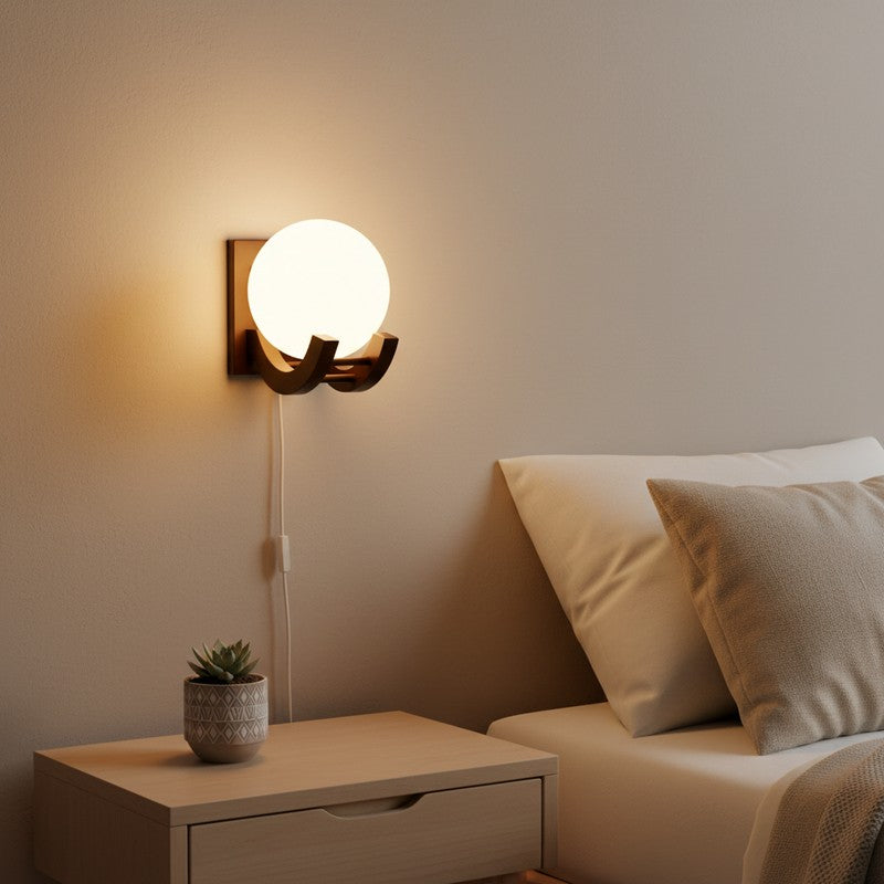 Orb Glow Iron Wall Lamp