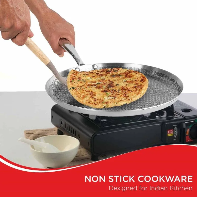 Vinod Velric Stainless Steel Dosa Tawa - 32 cm media 5