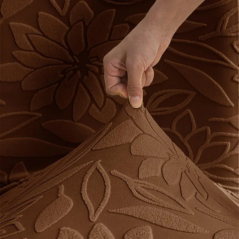 Veloria Polyester Chair Cover - Brown media 4