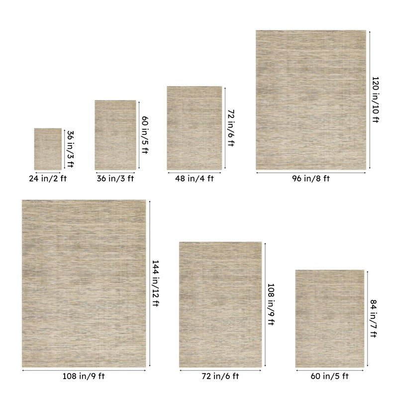 Lasumi Hand Woven Wool Rug - Brown media 13