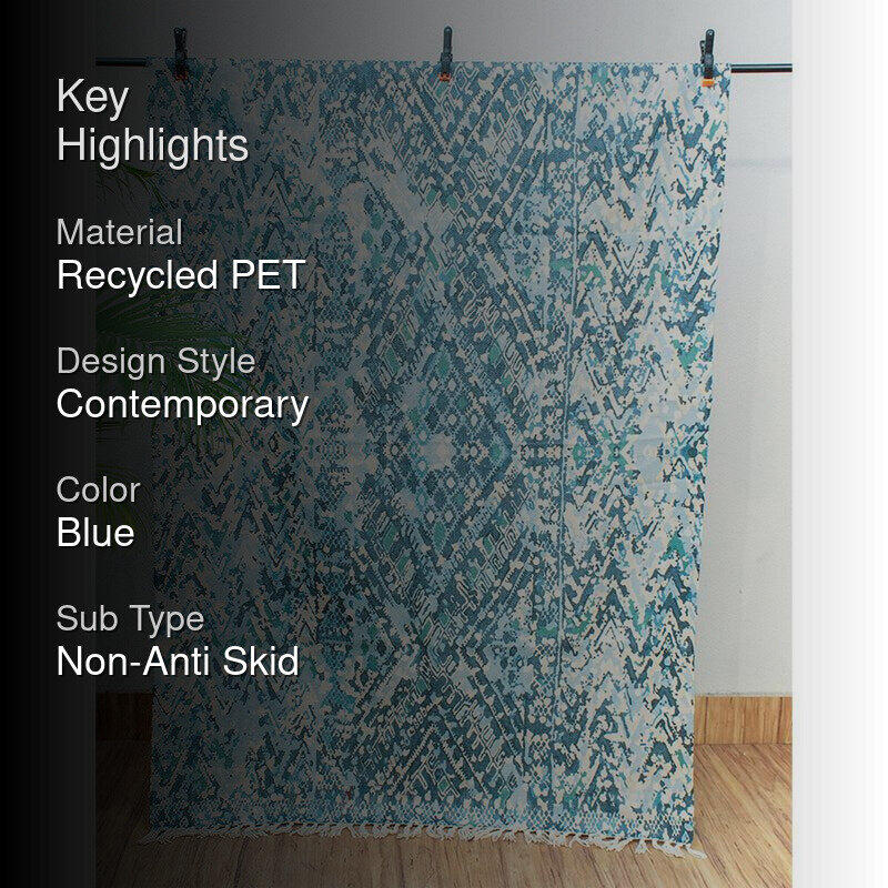 Clere Abstract Recycled PET Dhurries media 2