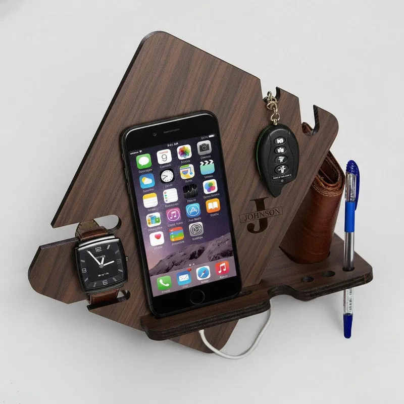 DeskMate MDF Desk Organiser - Brown media 4