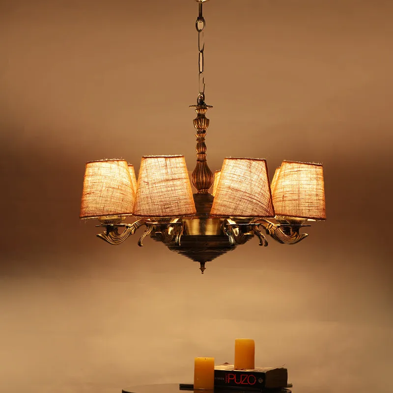 Vilona Conical Ceiling Lamp - Beige media 1