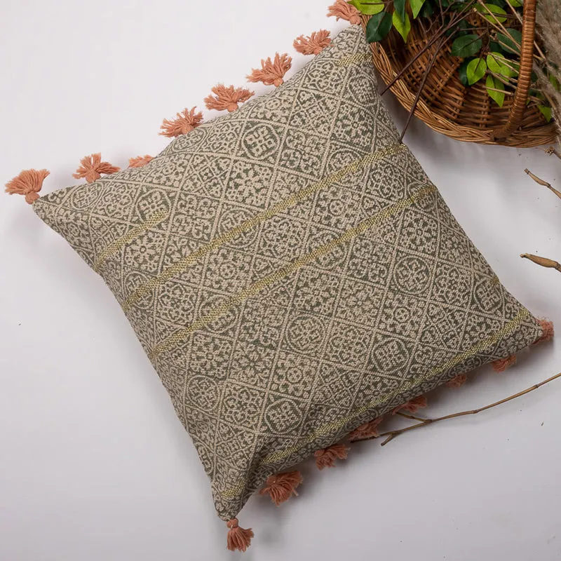 Mosaic Tribe Printed Cushion Cover media 5