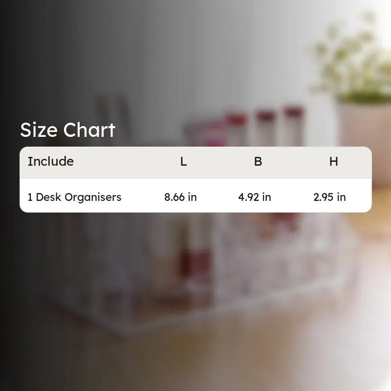 ClearNest Acrylic Desk Organiser - Transparent media 9