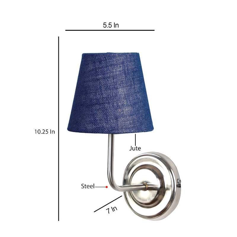 Biyox Fabric Wall Lamp - Blue media 6