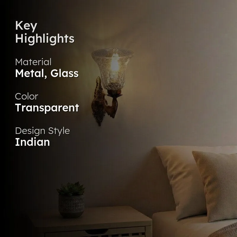 Vintage Crystal Glass Wall Lamp media 2