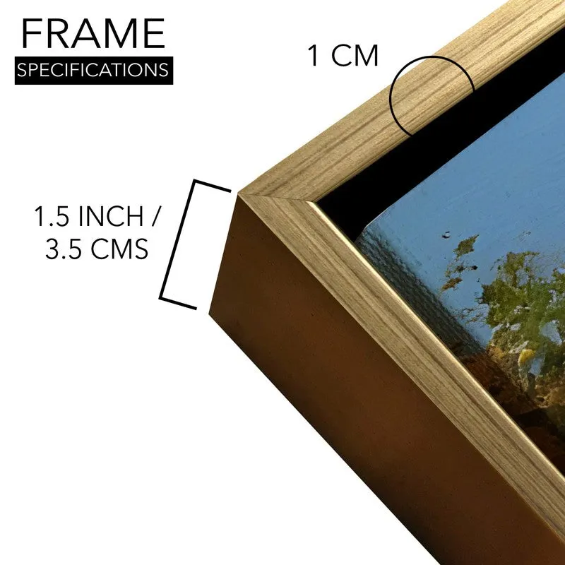 Bloomtrail Haven Canvas Wall Painting With Frame media 6