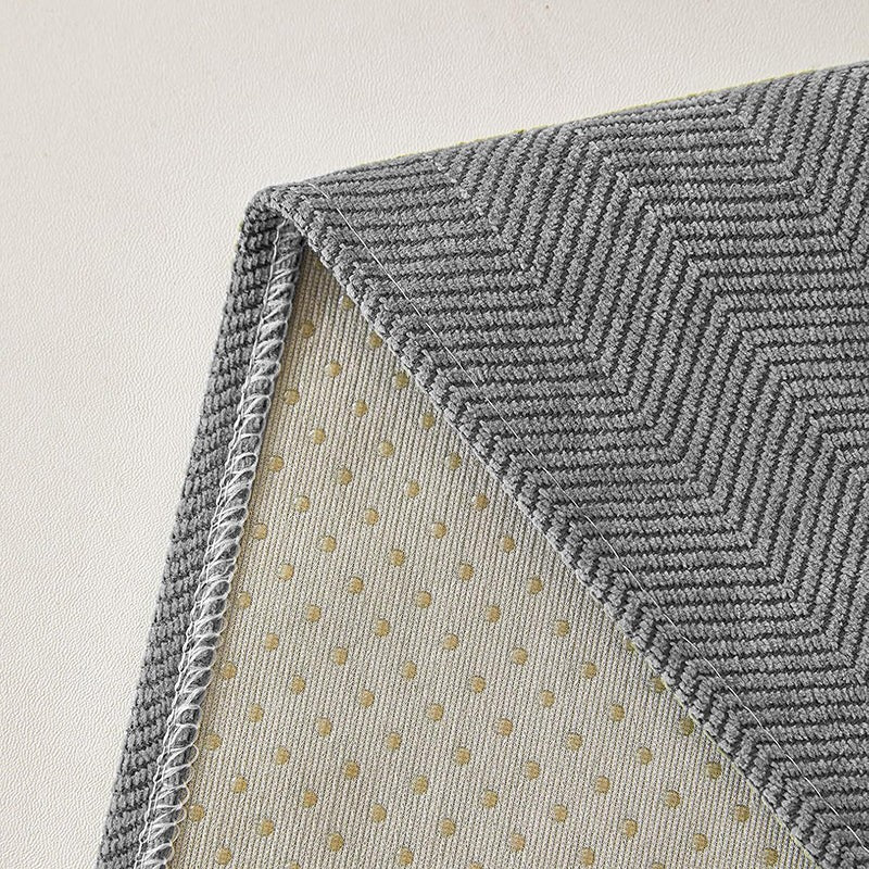 Herringbone Chenille Sofa Mat - Grey media 4