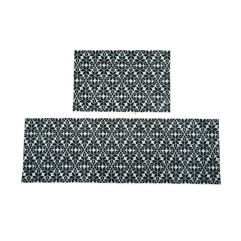 Abstract Balance Kitchen Floor Mats (Navy) - Set of Two media 3
