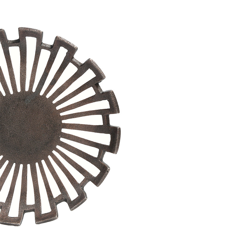 Ajra Flora Serving Tray - Brown media 4