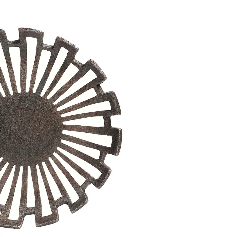 Ajra Flora Serving Tray - Brown media 4