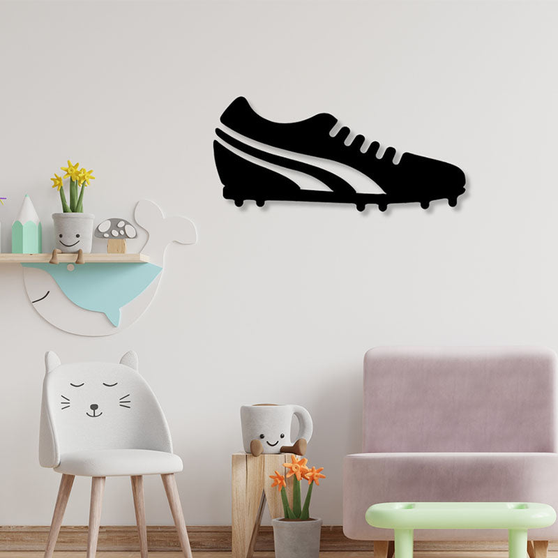Football Studs Black Iron Wall Accent