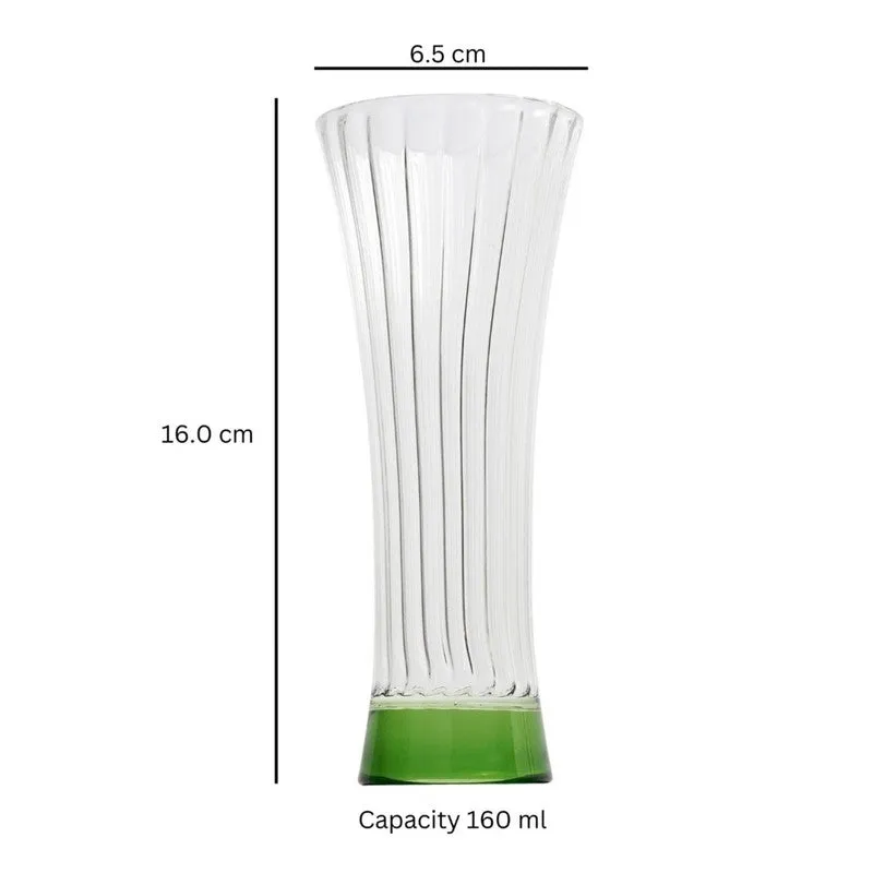 Meadow Green Beer Glasses (160 mL) - Set Of Four media 7