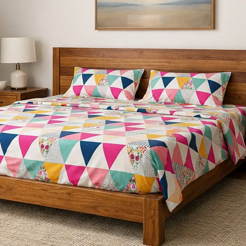 Vibrant Wonders Microfiber Bedsheet - 100 GSM media 3